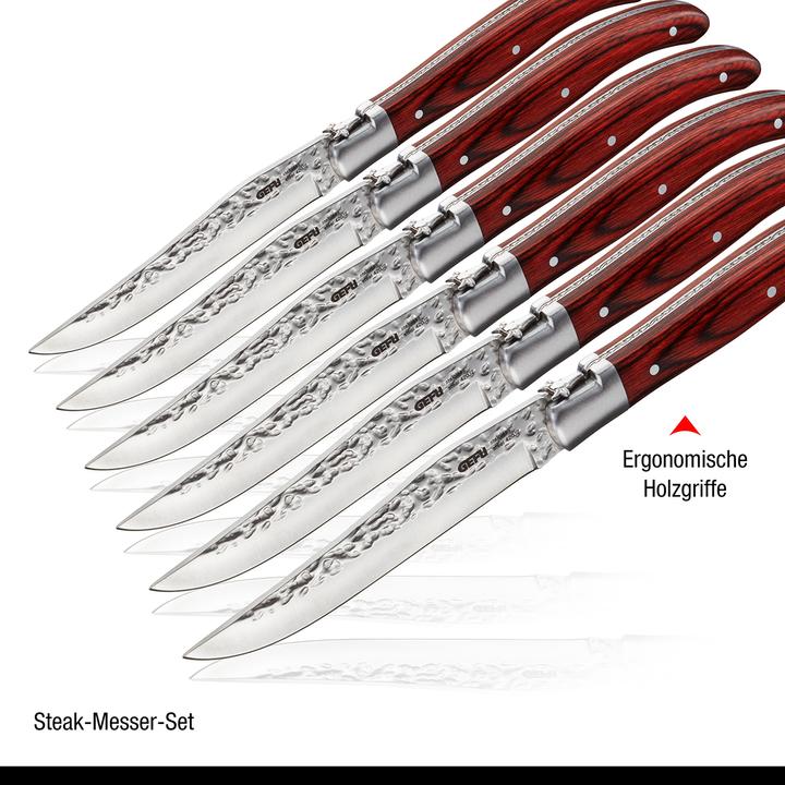 Immagine prodotto GEFU Set di coltelli da bistecca Rancho (6 Pezzo/i, Coltello)