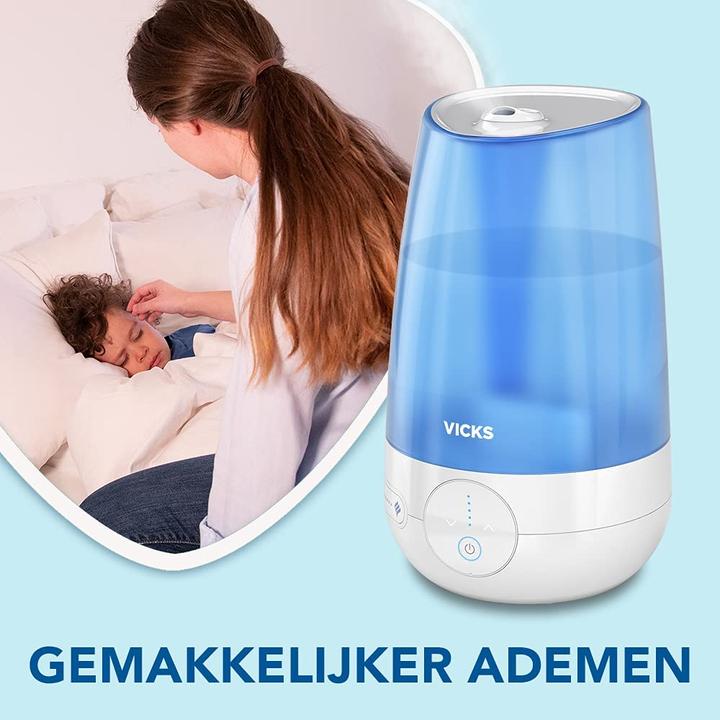 Immagine prodotto Vicks Mini Kaltluft Ultraschall-Luftbefeuchter VUL565E (35 m²)