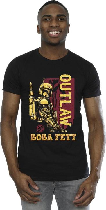 Image du produit Star Wars - T-shirt THE BOOK OF BOBA FETT DISTRESSED OUTLAW - Homme (XXL)