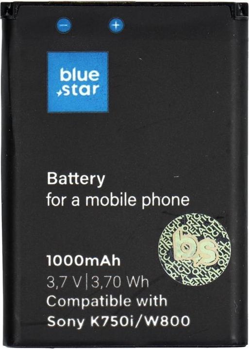 Produktbild Akku Blue Star BLUE STAR PREMIUM Akku für SONY ERICSSON K750i / W800 / W550i / Z300 1000 mAh