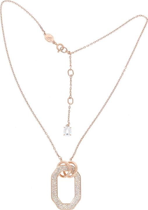 Produktbild Swarovski Dextera Achteckform Weiss Roségold (Swarovski Metall, 36 cm)