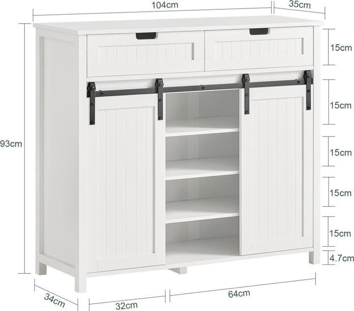 Produktbild SoBuy Küchenschrank (104 x 35 x 93 cm)