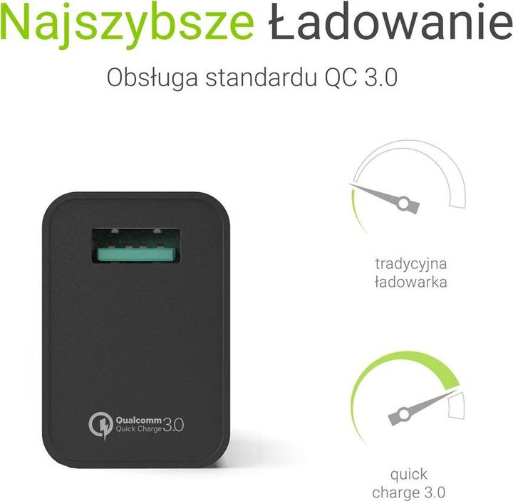 Produktbild GreenCell USB Charger - Quickcharge 3.0 - 18W (18 W)