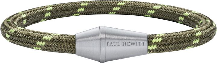 Produktbild Paul Hewitt Bracelet Conic Silver Nylon Olive Green M (19 cm, Nylon)