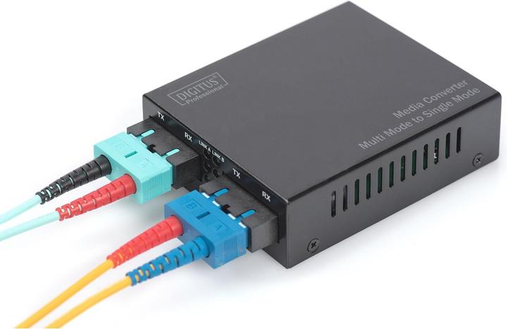 Image du produit Digitus Convertisseur de média multimode à monomode Gigabit SC à SC Longueur d'onde 850nm 1310nm jusqu'à