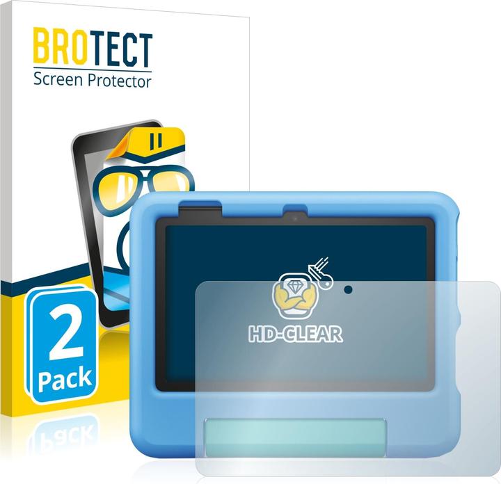 Actual product image BROTECT Screen Protector Clear (2 Piece, Fire 7 Kids 2022)