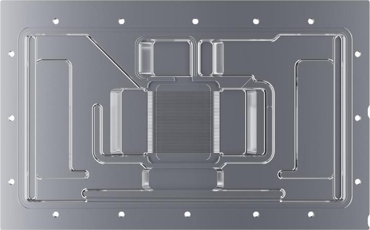 Actual product image Alphacool Ice Block Aurora Acrylic GPX-N RTX 4090 Suprim with Backplate