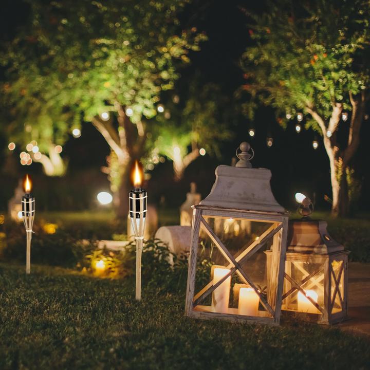 Actual product image Relaxdays 10x Garden Torch