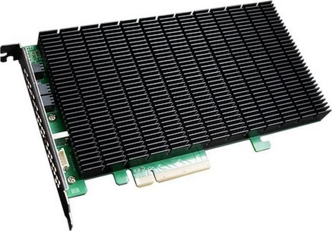 Actual product image HighPoint HighP SSD6204A 4x M.2 PCIe Gen3 x8 NVMe