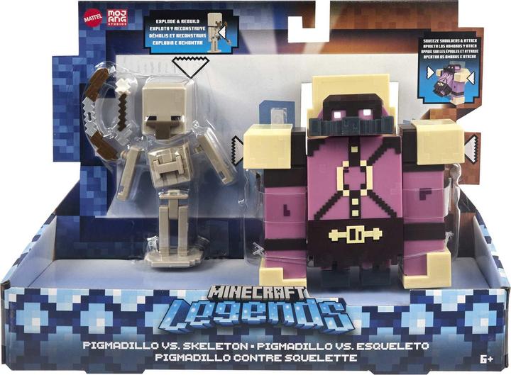 Immagine prodotto Mattel Minecraft - Leggende Pigmadillo vs Scheletro