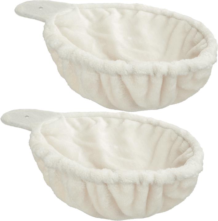 Actual product image tectake 2 Hammocks for Cat Tree (13 cm, Beige)