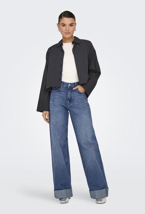 Produktbild Only ONLBROOME Hohe Taille Weiter Beinschnitt Jeans Jeans mit weitem Bein (W27/L32)