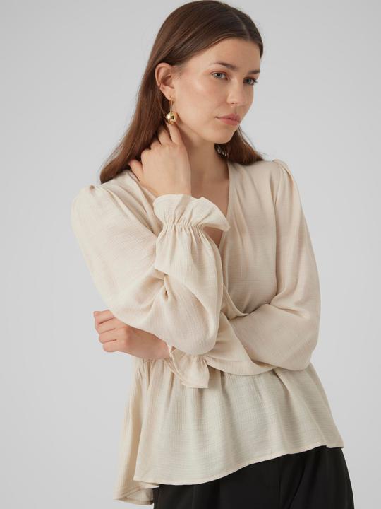 Produktbild Vero Moda Vmmajse Ls Fake Wrap Top Wvn Exp Top (XS)