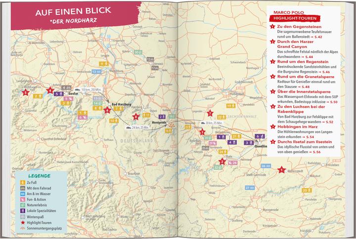 Produktbild OUTDOOR GUIDE Reiseführer Harz (Deutsch, Jana Zieseniss, 2025)