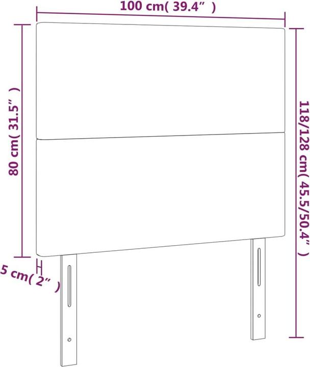 Actual product image VidaXL Ruben (144 x 5 x 128 cm)