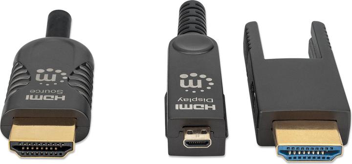 Immagine prodotto Manhattan Cavo attivo ad alta velocità in fibra ottica HDMI con connettore staccabile (70 m, HDMI)