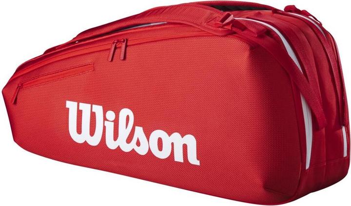 Wilson Super Tour Rot 6er Schlägertasche (6R)