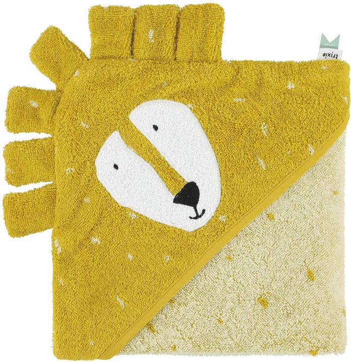 Actual product image Trixie Baby Hooded bath towel