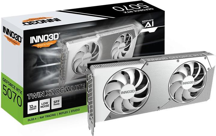 Immagine prodotto Inno3D GeForce RTX 5070 Twin X2 OC White (12 GB)