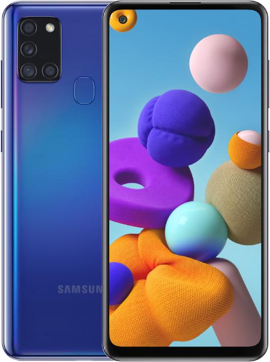 Actual product image Samsung Galaxy A21s (32 GB, Blue, 6.50", Dual SIM, 48 Mpx, 4G)