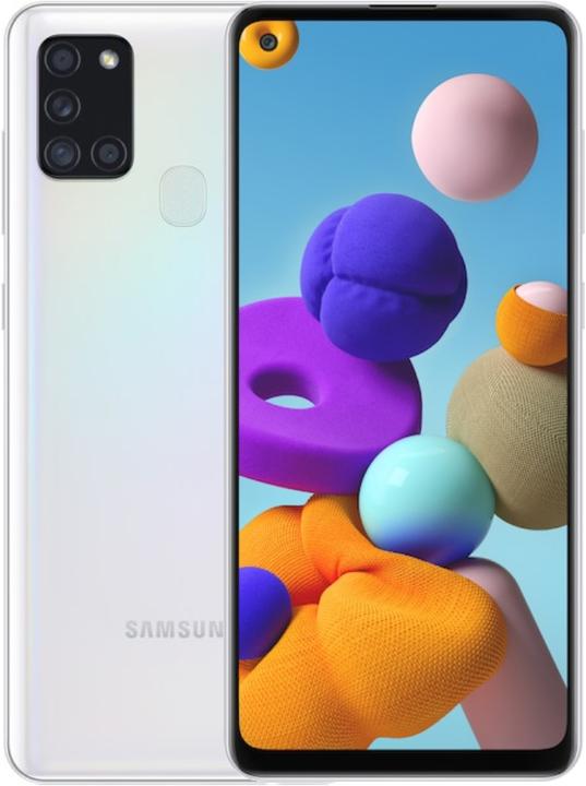Samsung Galaxy A21s (32 GB, White, 6.50", Dual SIM, 48 Mpx, 4G)