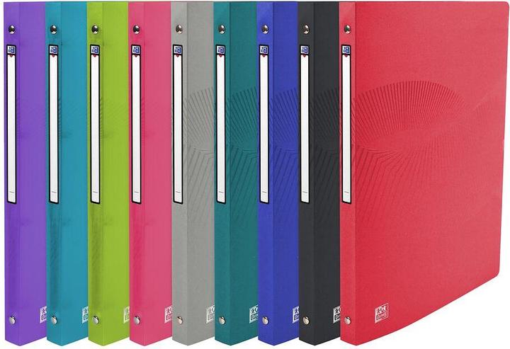 Actual product image Elba Osmose ring binder, DIN A4, 4-ring tear mechanism, assorted polypropylene 0.5 mm, spine width: 20 mm (A4, 20 mm, 20 Piece)
