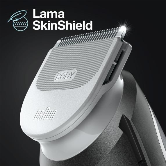 Immagine prodotto Braun Body Groomer BG3340 Senza filo e con cavo, Autonomia (max) 80 min, NiMH, Nero/Grigio