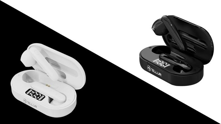 Image du produit Tellur Flip True Wireless casque noir (2.50 h, Sans fil)