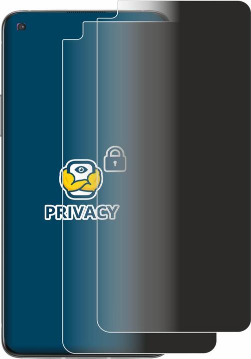 Productafbeelding BROTECT Anti-spionnetje privacyfolie Beschermfolie tegen blauw licht (2 Stuk, OnePlus 8T)