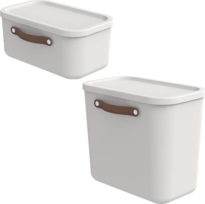 Actual product image Rotho Set of 2 storage boxes 12 l and 25 l MALOJA (25 l)