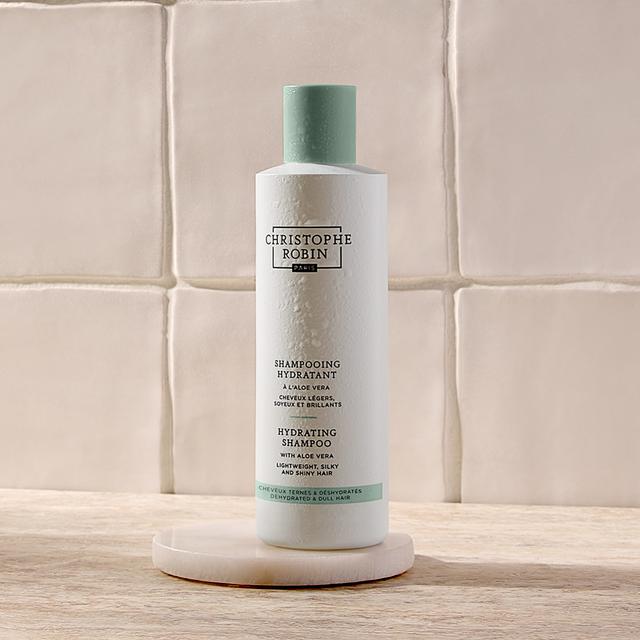 Produktbild Christophe Robin Hydrating Shampoo with Aloe Vera (250 ml, Flüssiges Shampoo)