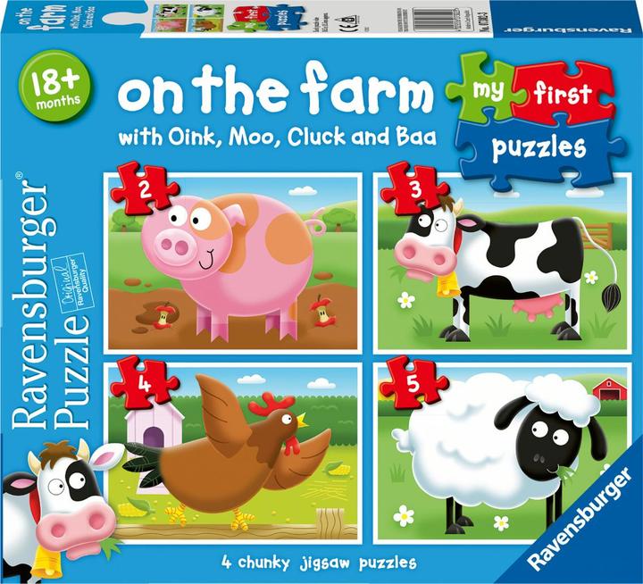 Produktbild Ravensburger My First Puzzles - On the Farm (5 Teile)