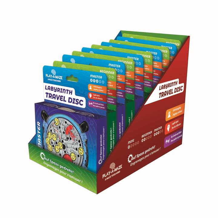 Immagine prodotto Play-a-maze Assortimento di dischi da viaggio a labirinto (Tedesco, Francese)