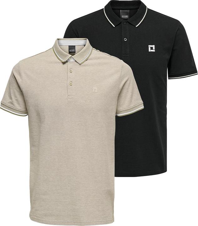 Schwarz / Beige