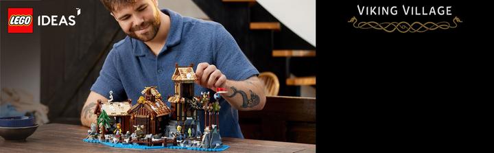 Image du produit LEGO Ideas Village viking (21343, LEGO Ideas, LEGO difficiles à trouver)