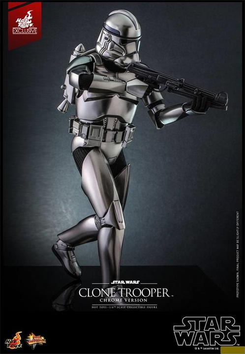 Produktbild Hot Toys Star Wars figurine 1/6 Clone Trooper (Chrome Version) 30 cm