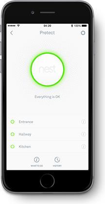 Actual product image Nest Labs Protect Combined Detector Wireless Link