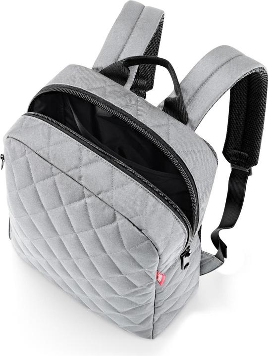 Produktbild reisenthel Rucksack Backpack M rhombus 13 l, Hellgrau (13 l)