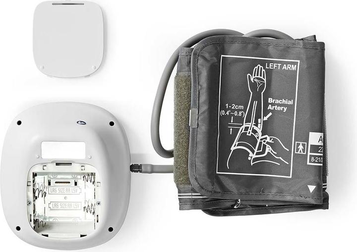 Actual product image Nedis Blood Pressure Monitor Upper Arm White (Blood pressure monitor upper arm)