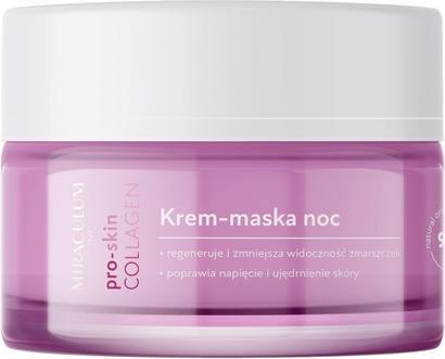 Immagine prodotto MIRACULUM Collagene Pro-Skin Crema Maschera Notte Maschera Viso Antirughe Cura Giorno Aumenta la Pelle El (200 ml)