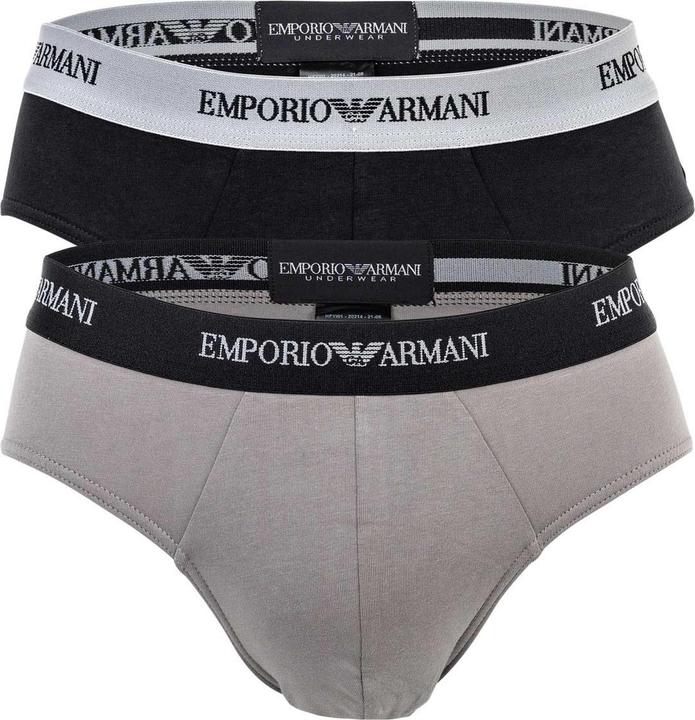 Produktbild Emporio Armani MEN'S KNIT 2-PACK BRIEF Core Logoband (XL, 2er Pack)