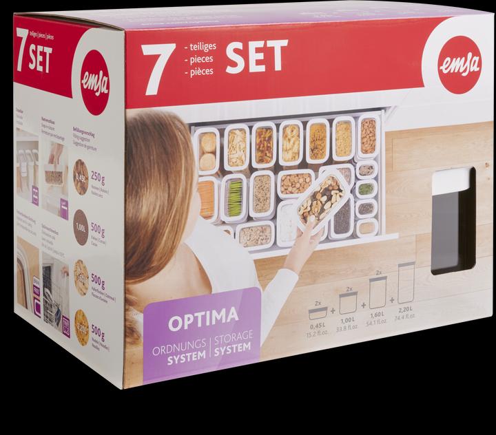 Immagine prodotto Emsa Optima set da 7 Optima (2x0,45 / 2x1 /2x1,6 / 2,2) (8.30 l)