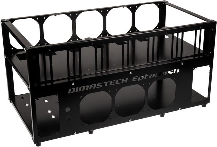 Produktbild DimasTech EptaHash Mining-Rig für 7 Grafikkarten (ATX, mATX, Mini-ITX, XL-ATX)