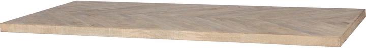 Actual product image Woood Table top Tablo Mango herringbone pattern (200 x 90 cm)