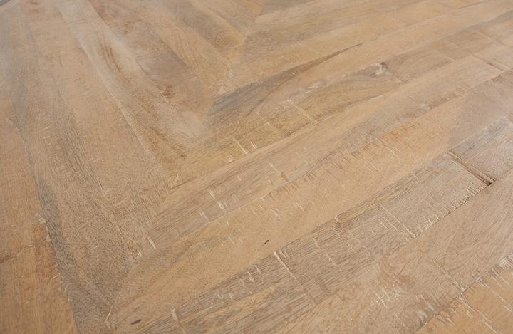 Actual product image Woood Table top Tablo Mango herringbone pattern (200 x 90 cm)
