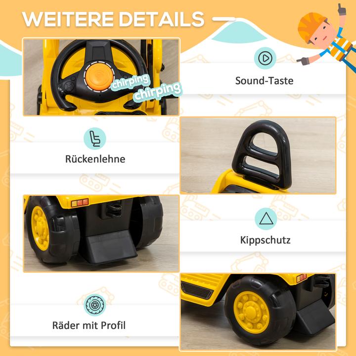 Actual product image Outsunny Children's excavator