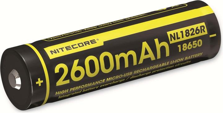 Immagine prodotto Nitecore 18650 USB Akku 2600mAh NL1826r