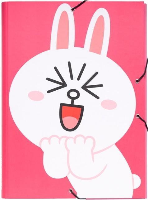 Line Friends CONY Bunny A4 Document Folder (24 x 34 cm) (A4)