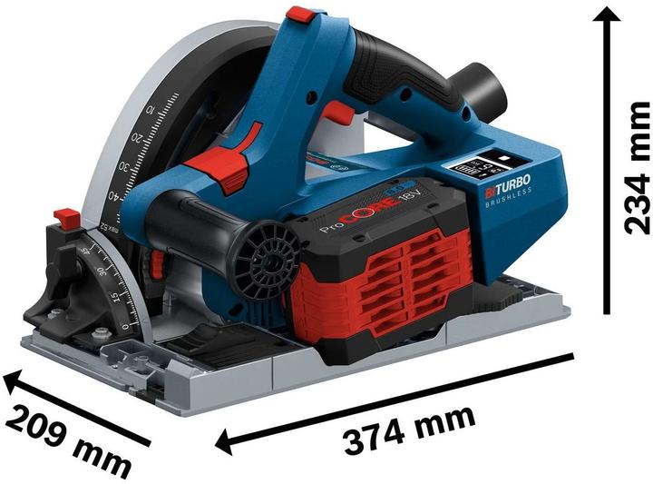 Image du produit Bosch Professional Biturbo GKT 18V-52 GC
