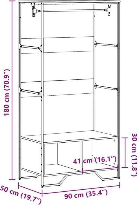 Immagine prodotto VidaXL Appendiabiti